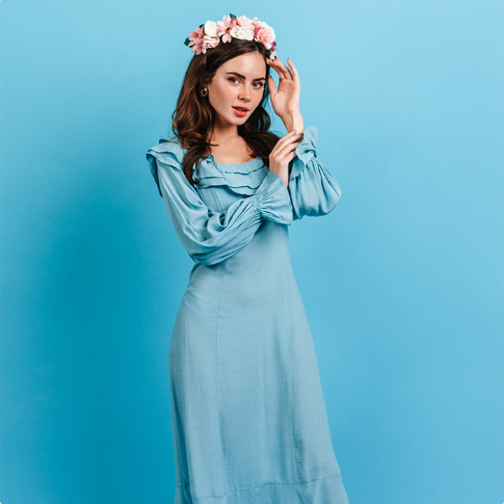 Powder Blue Layers Offer Subtle Style